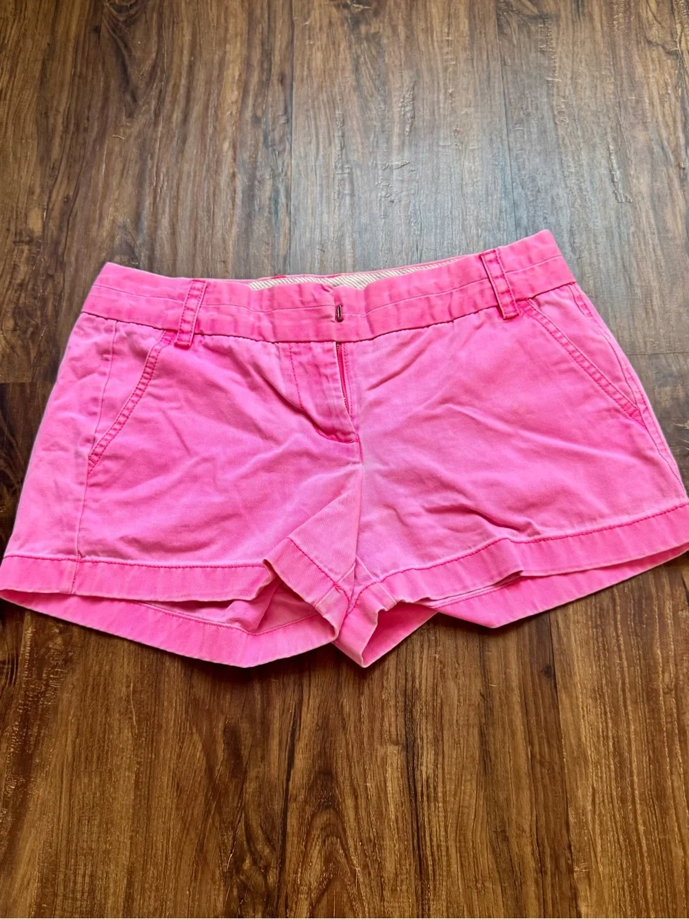 J.Crew Hot Pink Chino Shorts, Size 2